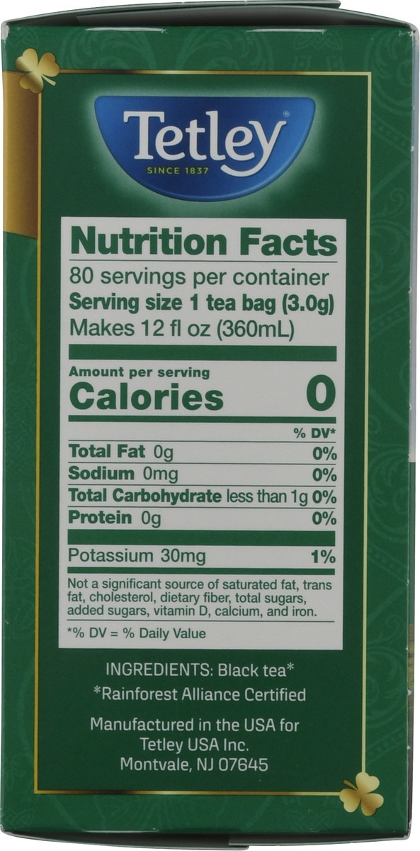 slide 9 of 13, Tetley Irish Breakfast Tea - 80 ct, 80 ct