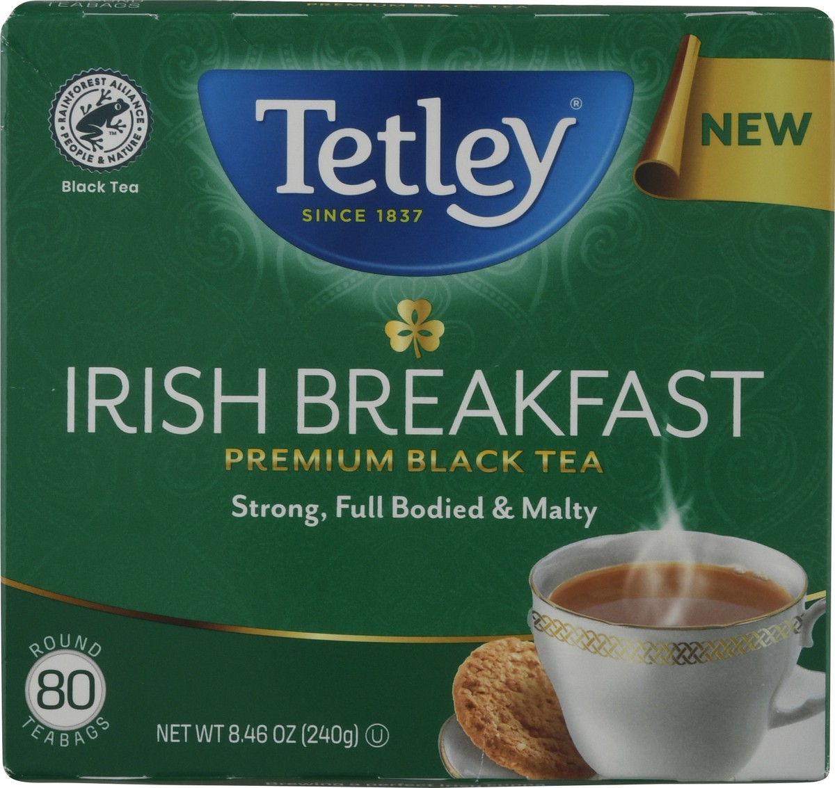 slide 2 of 13, Tetley Irish Breakfast Tea - 80 ct, 80 ct