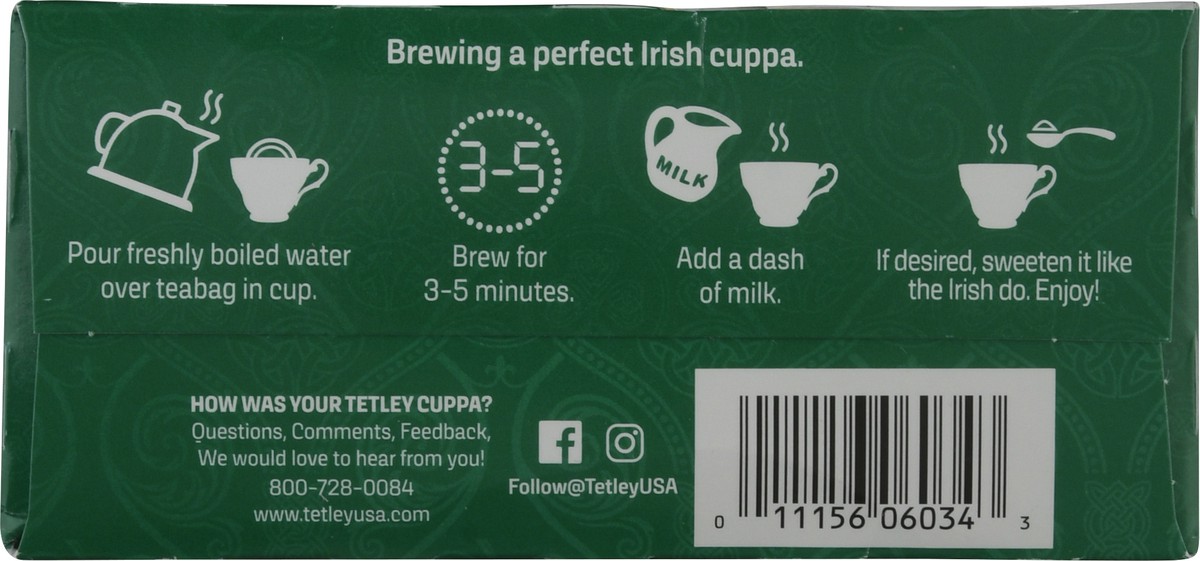 slide 12 of 13, Tetley Irish Breakfast Tea - 80 ct, 80 ct