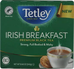 Tetley Irish Breakfast Tea - 80 ct