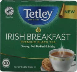 Tetley Irish Breakfast Tea - 80 ct