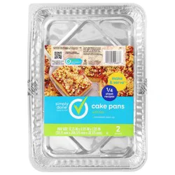 Simply Done Cake Pans with Lids 2 ea