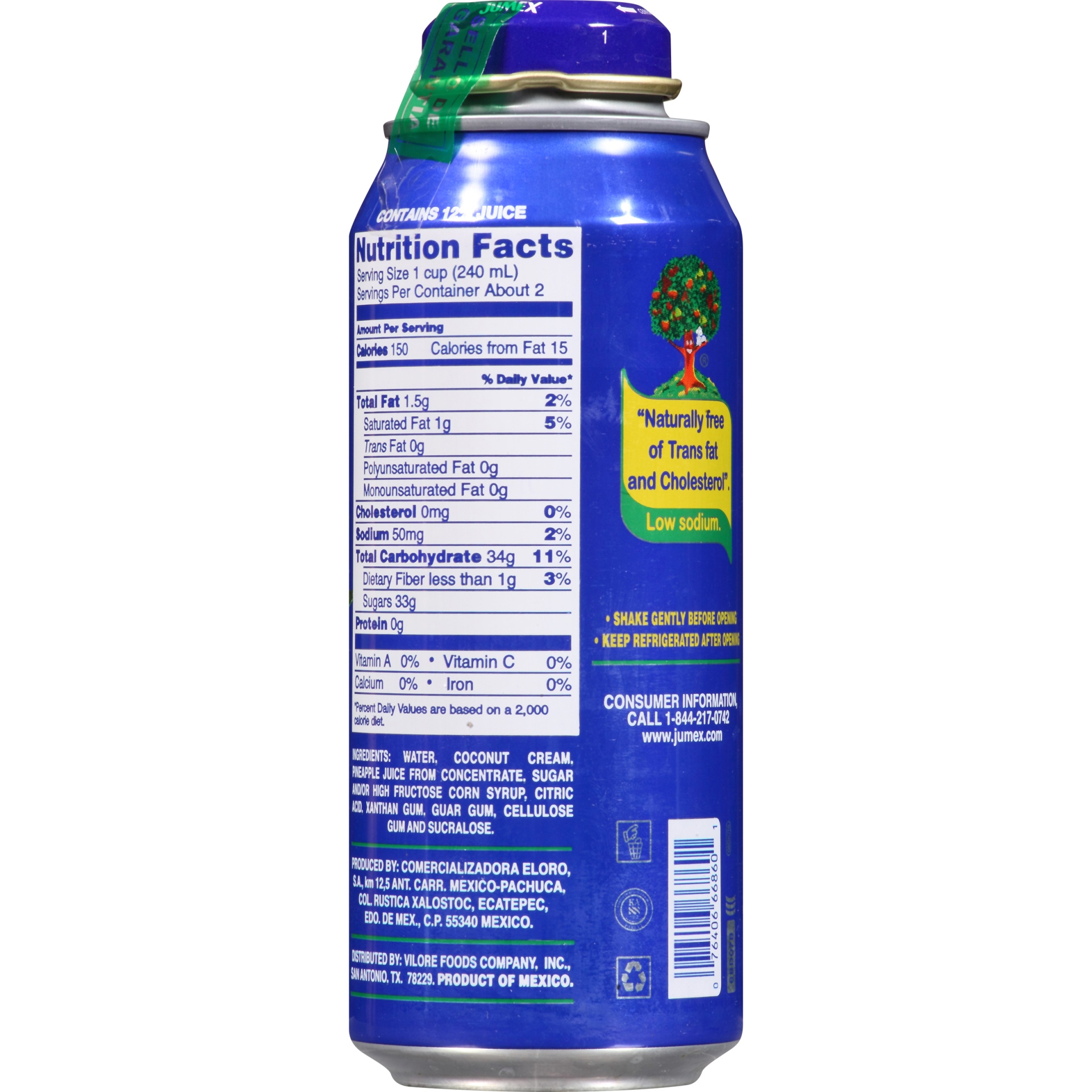 slide 4 of 6, Jumex Coconut-Pineapple Nectar From Concentrate, 16 fl oz