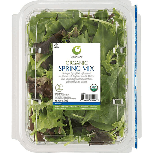 Green Way Organic Spring Mix Salad 5 oz Shipt