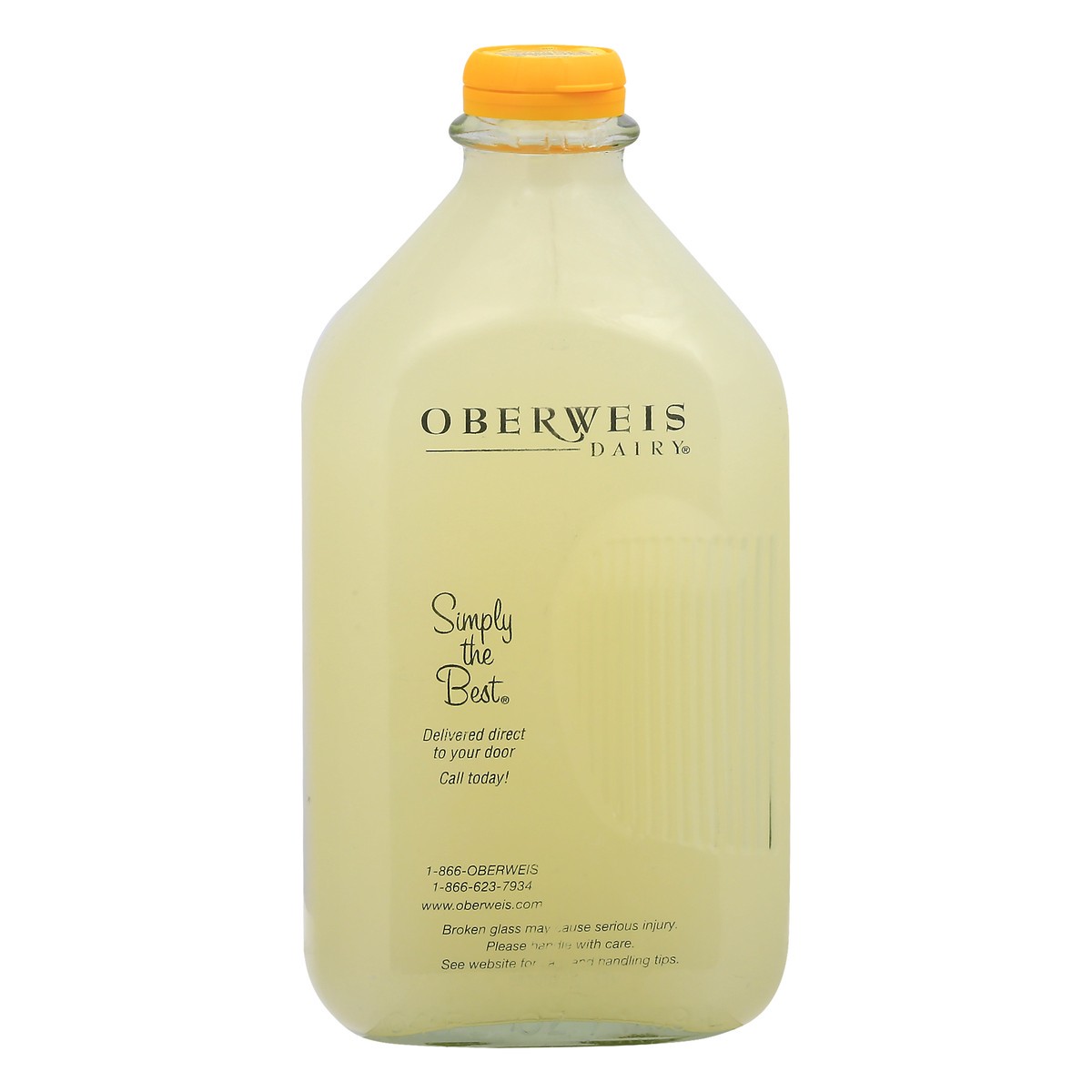 slide 1 of 9, Oberweis Dairy Lemonade, 64 fl oz