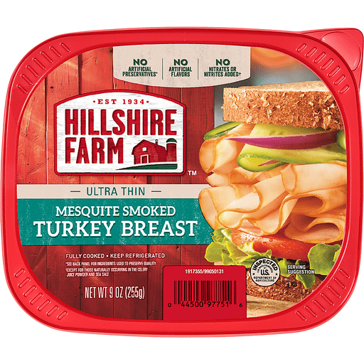 slide 5 of 10, Hillshire Farm Deli Select Ultra Thin Mesquite Smoked Turkey Breast, 9 oz