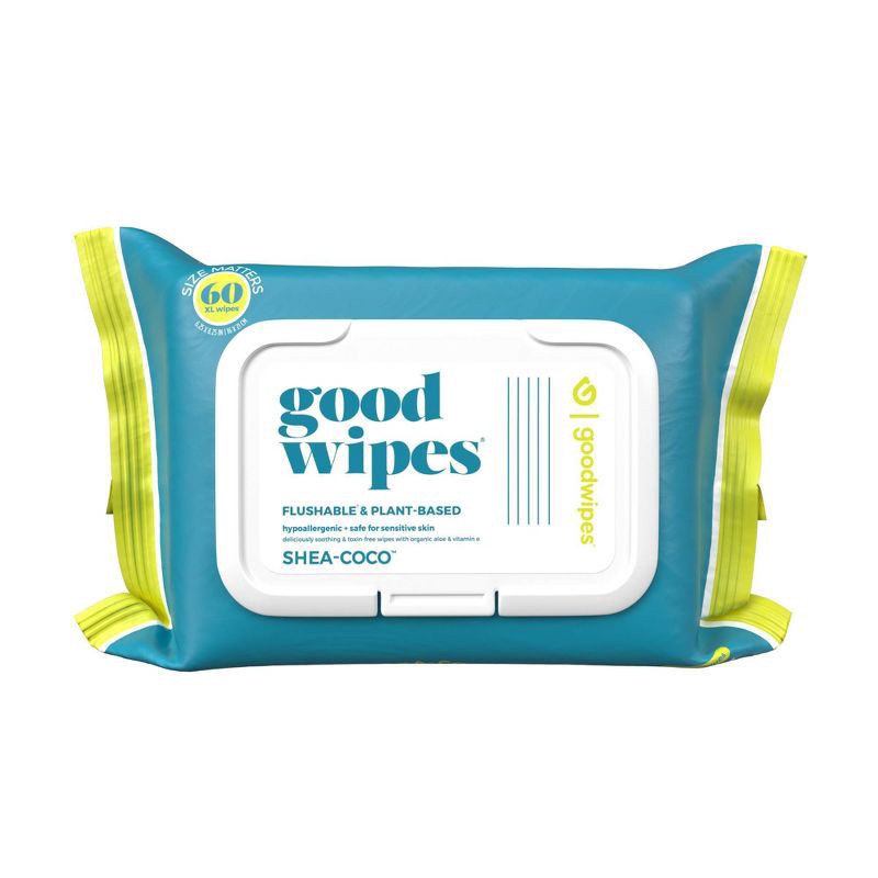 slide 8 of 9, Goodwipes Shea-Coco Flushable Wipes - 120ct, 2 ct