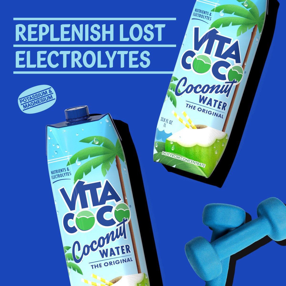 slide 2 of 5, Vita Coco The Original Coconut Water 33.8 fl oz Carton, 33.8 fl oz