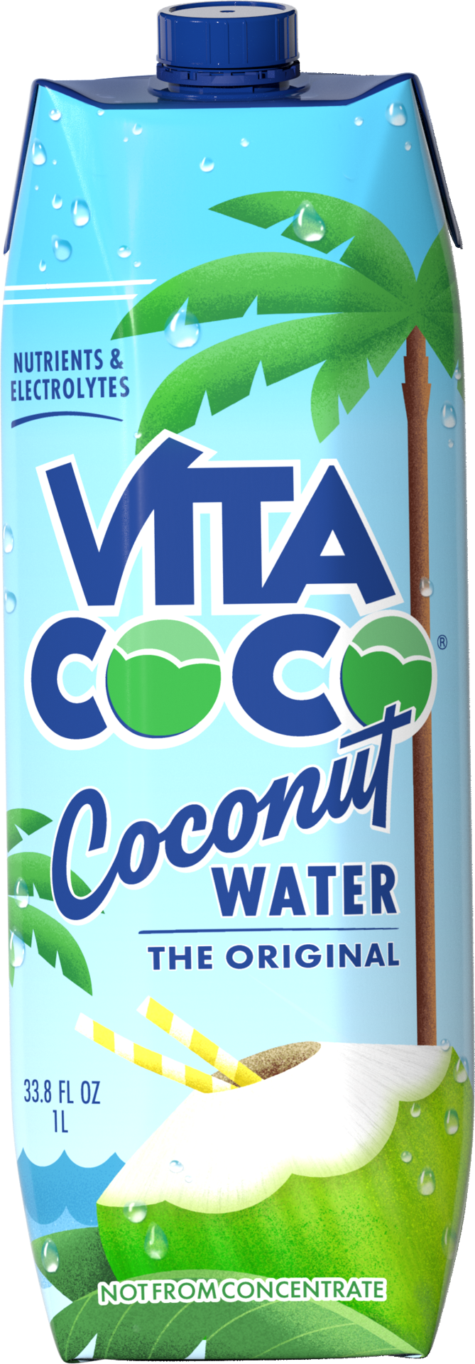 slide 1 of 5, Vita Coco The Original Coconut Water 33.8 fl oz Carton, 33.8 fl oz
