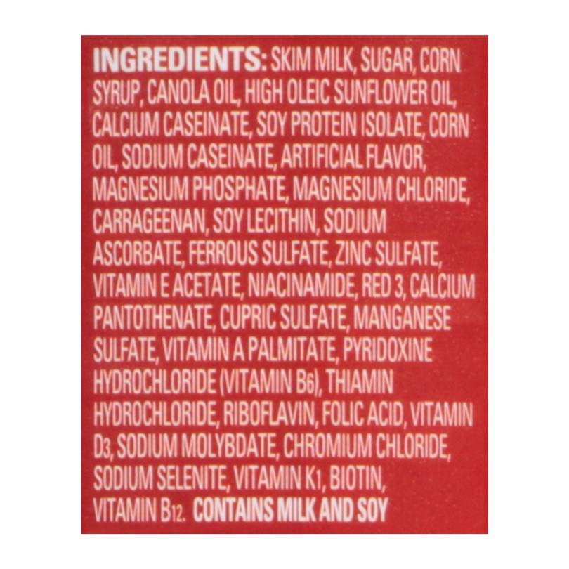 slide 8 of 8, Nutrament Strawberry Nutrition Drink, Energy Drink With Vitamins, Minerals And Protein, 11 Fl Oz Can, 11 fl oz