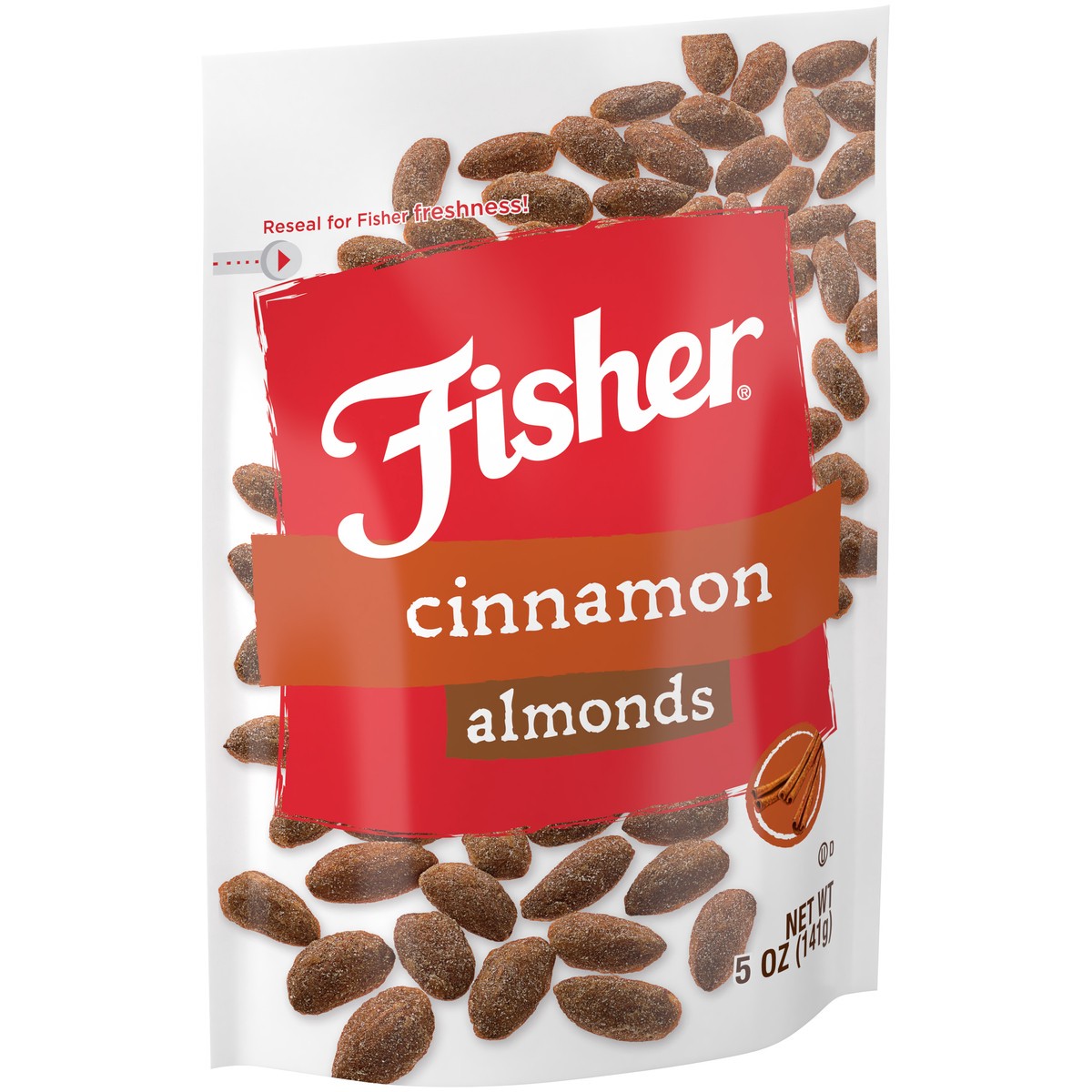 slide 11 of 14, Fisher Cinnamon Almonds 6 ct Tray, 6 ct