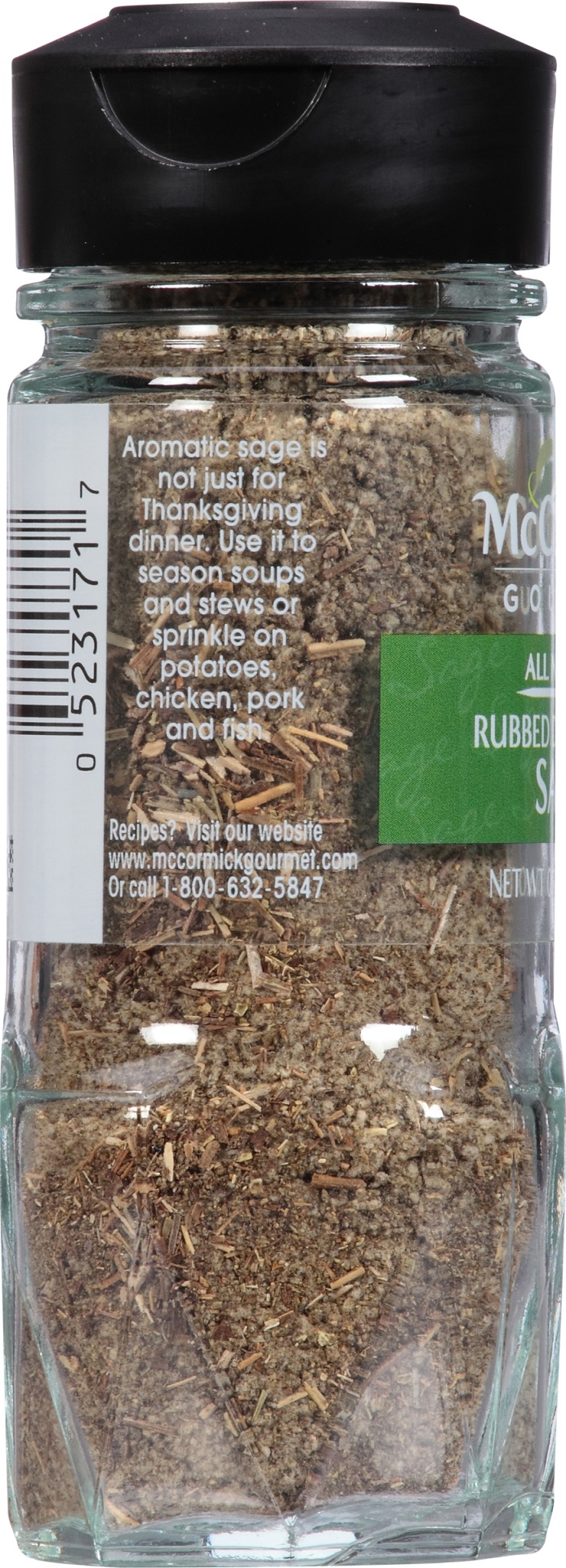 slide 2 of 4, McCormick Gourmet Rubbed Dalmatian Sage, 0.62 oz