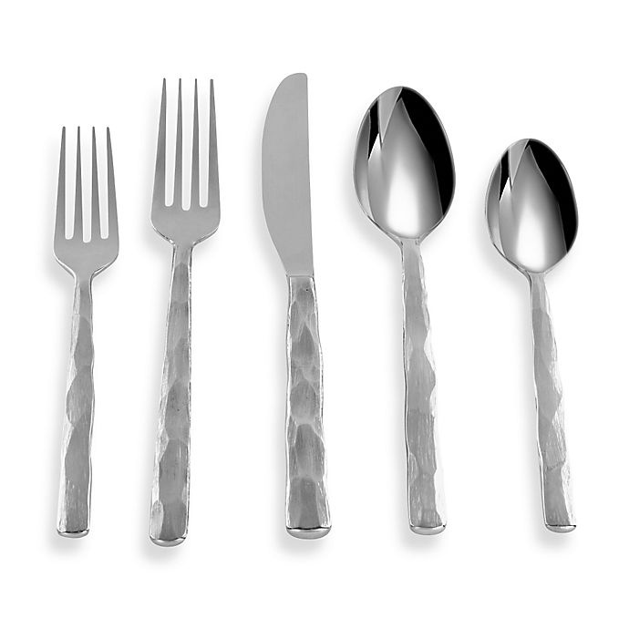 slide 1 of 1, Cambridge Silversmiths Kenilworth Mirror Flatware Set, 20 ct