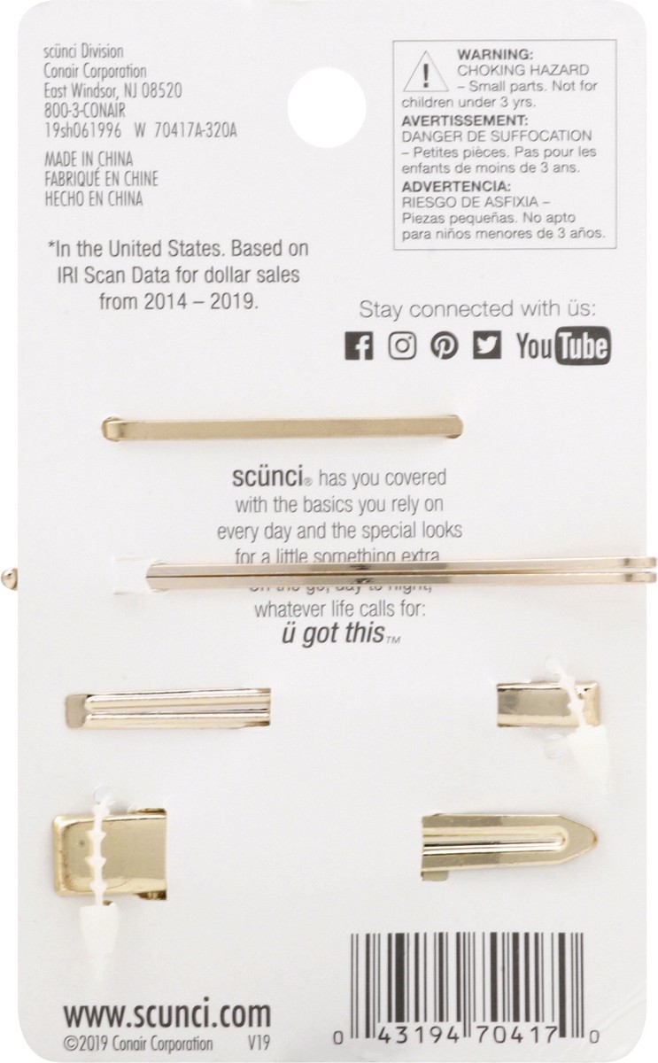 slide 9 of 9, scünci U Got This Real Style Decorative Pins 4 ea, 1 ct