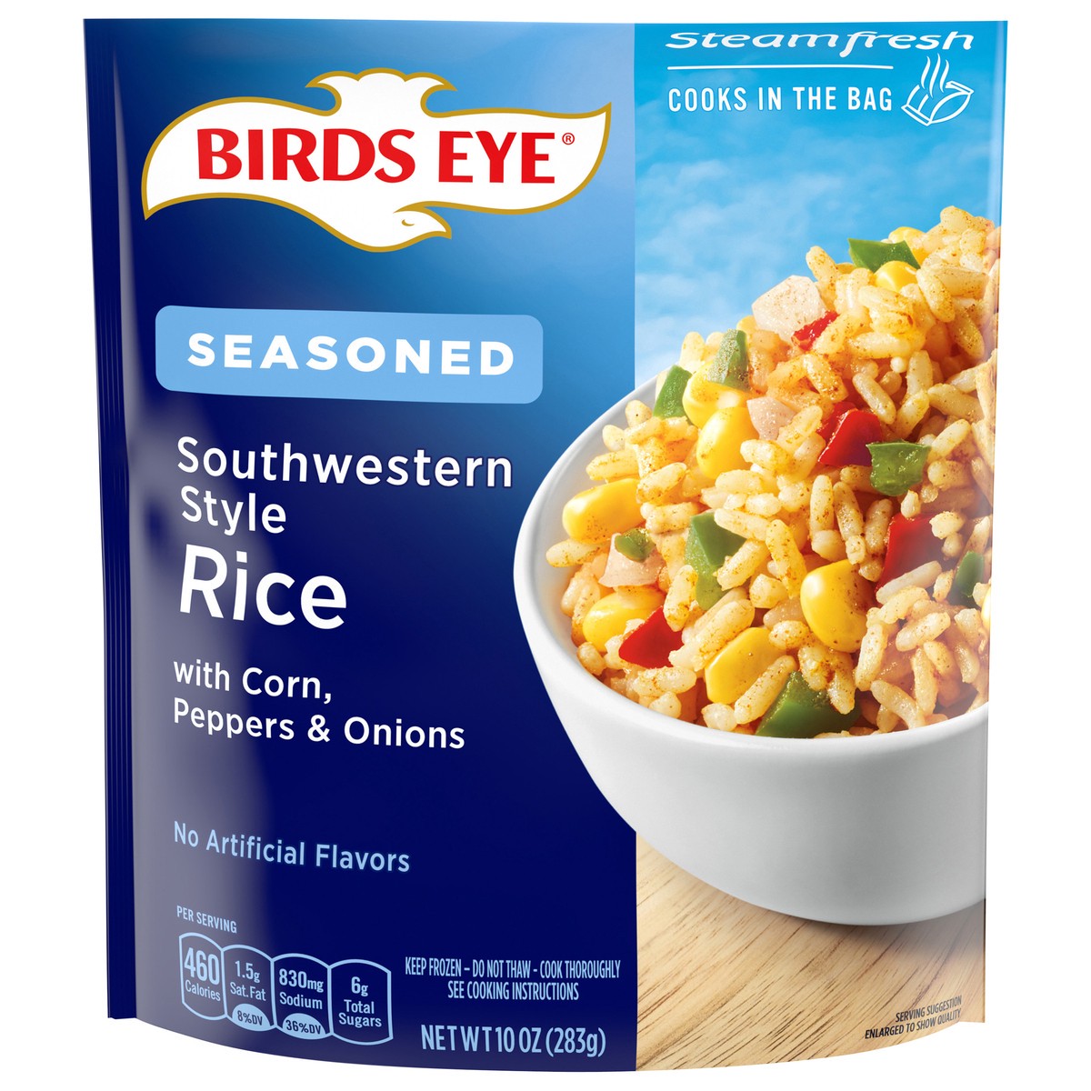 slide 1 of 5, Birds Eye Seasoned Southwestern Style Rice with Corn, Peppers & Onions 10 oz, 10 oz