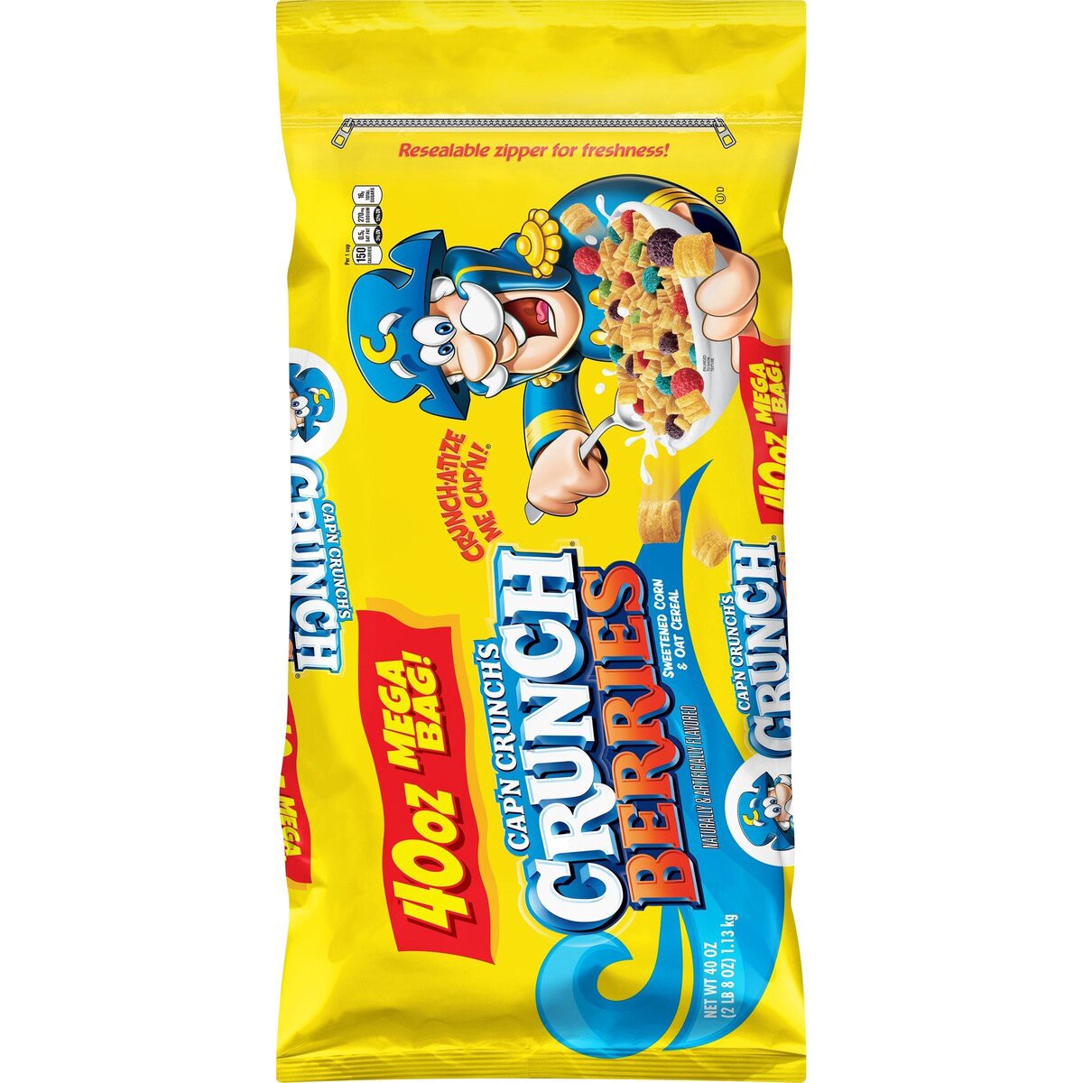 slide 2 of 7, Cap'n Crunch Cereal, 40 oz