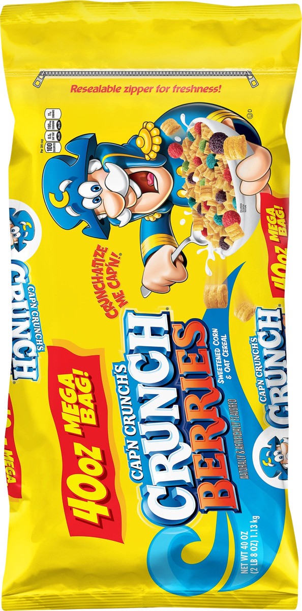 slide 5 of 7, Cap'n Crunch Cereal, 40 oz