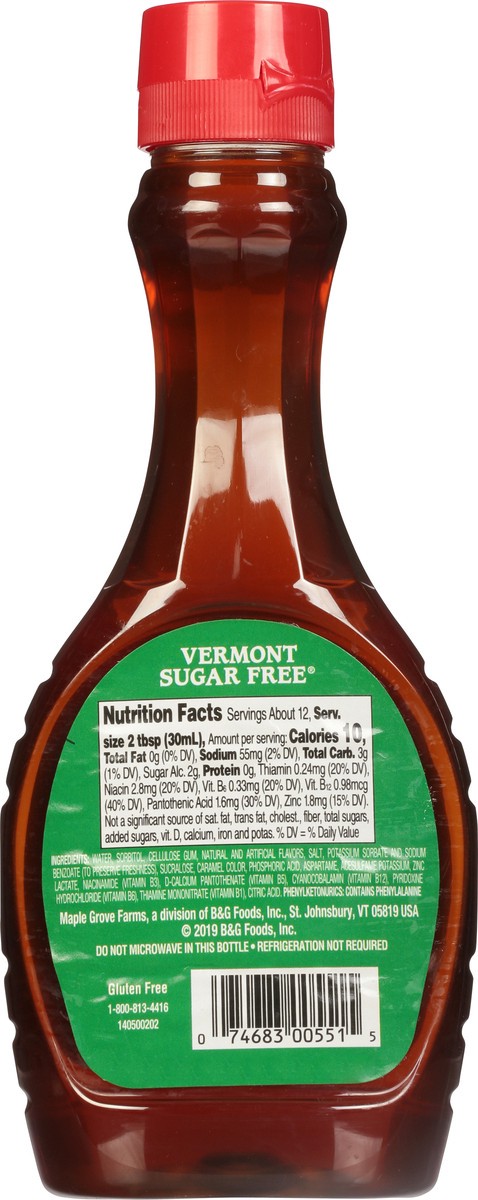 slide 4 of 8, Vermont Sugar Free Low Calorie Syrup 12 fl oz, 12 fl oz