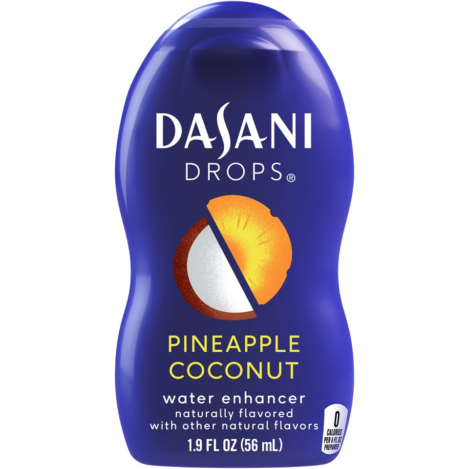 slide 1 of 1, Dasani Drops Pineapple Coconut Flavor Enhancer, 1.9 oz