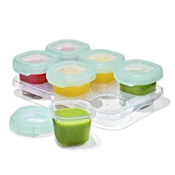 OXO TOT Baby Blocks Food Storage Containers Opal 2oz