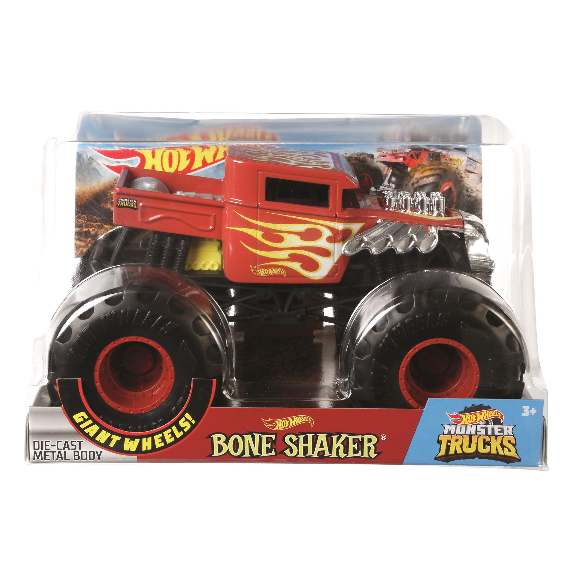 slide 3 of 5, Mattel Hot Wheels 1:24 Monster Truck, Assorted, 1 ct