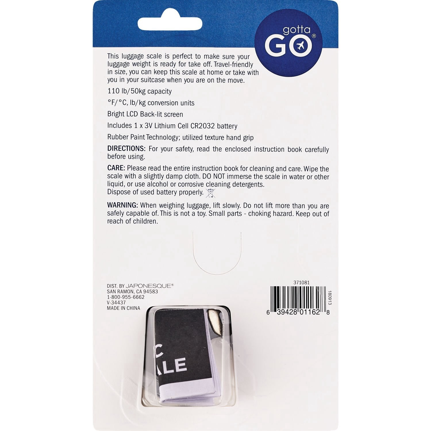 slide 2 of 2, Gotta Go Electronic Luggage Scale, 1 ct