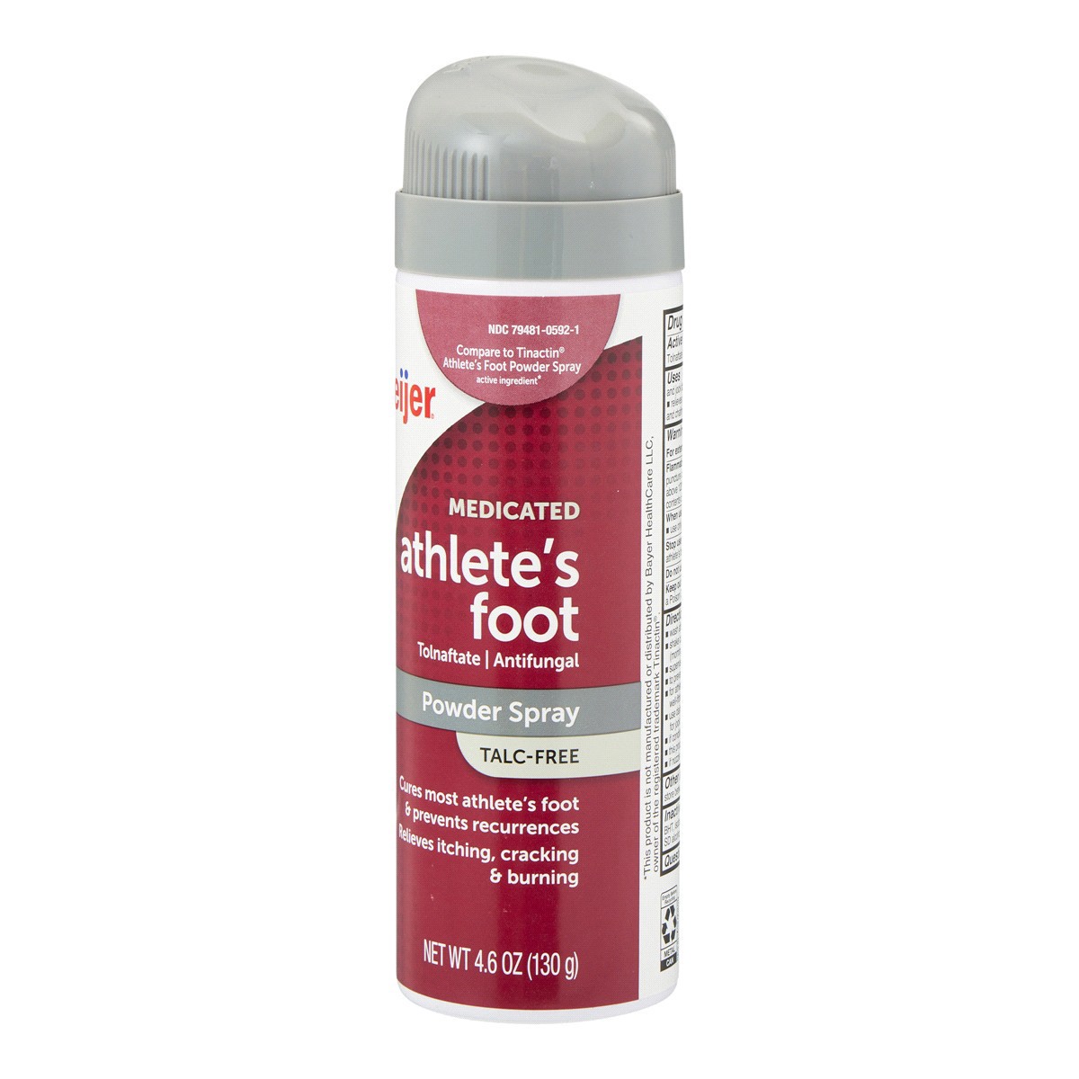 slide 3 of 29, Meijer Tolnaf Powder Foot Spray, 4.6 OZ    