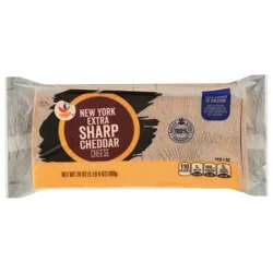 Giant New York Extra Sharp Yellow Cheddar Cheese Block