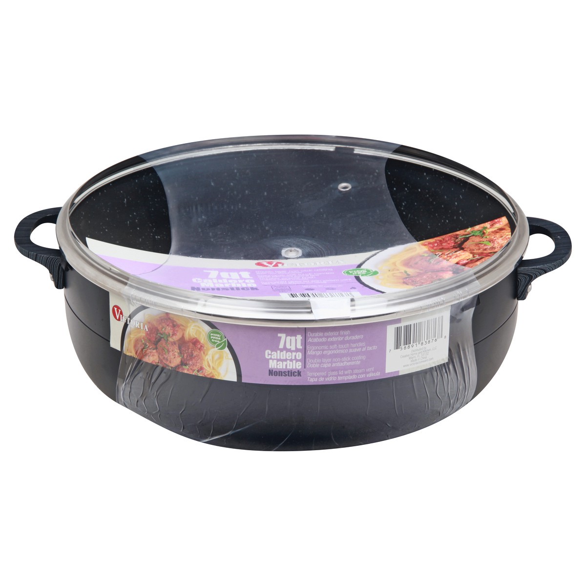 slide 1 of 11, Victoria 7 Quart Marble Nonstick Caldero 1 ea, 7 qt