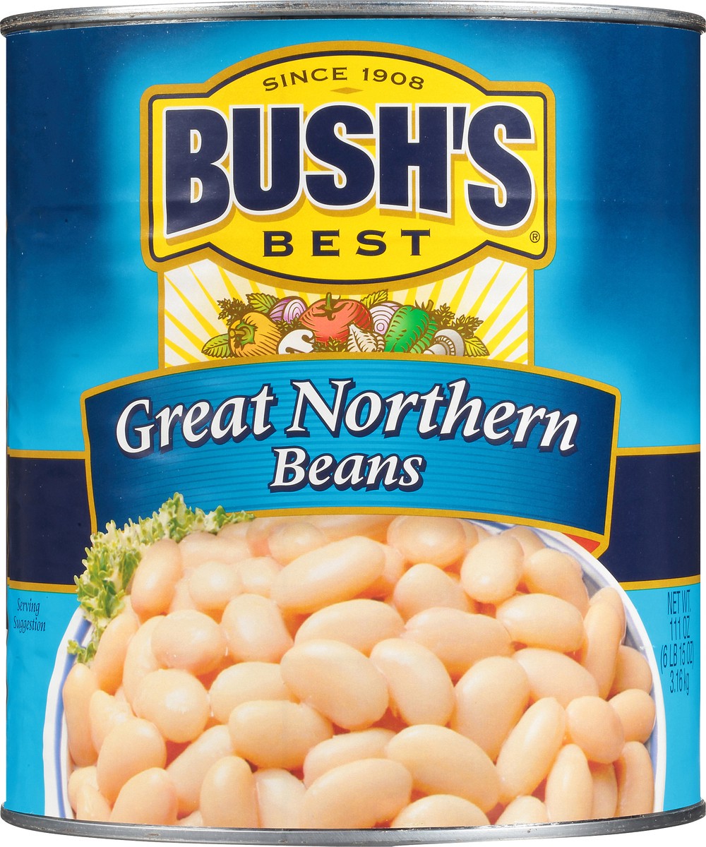 slide 2 of 8, Bush's Best Bush's Great Northern Beans 111 oz, 111 oz