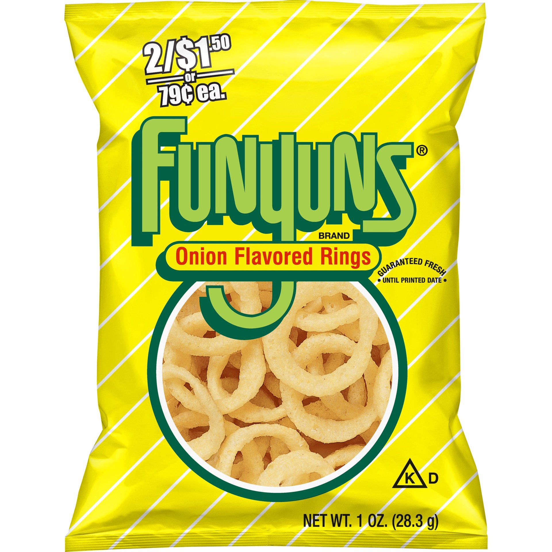 slide 1 of 5, Funyuns Reg, 1 oz