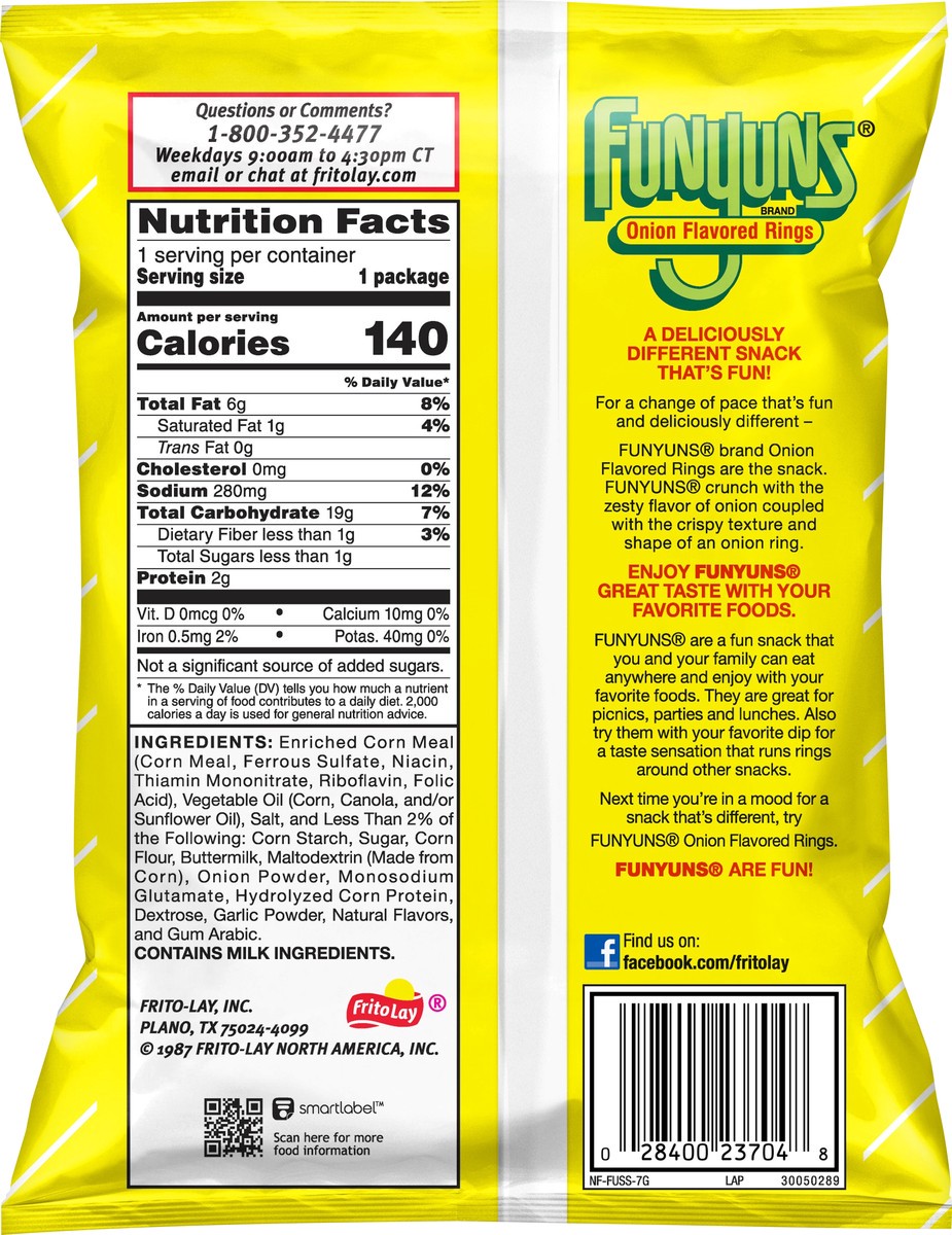 slide 4 of 5, Funyuns Reg, 1 oz