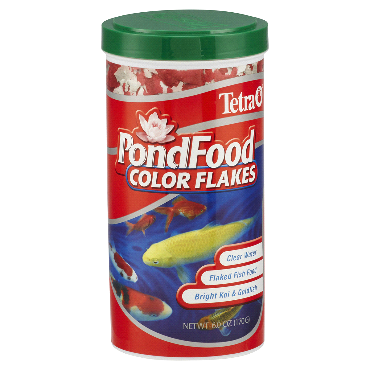 slide 1 of 3, Tetra PondFood Color Flakes Fish Food, 6 oz