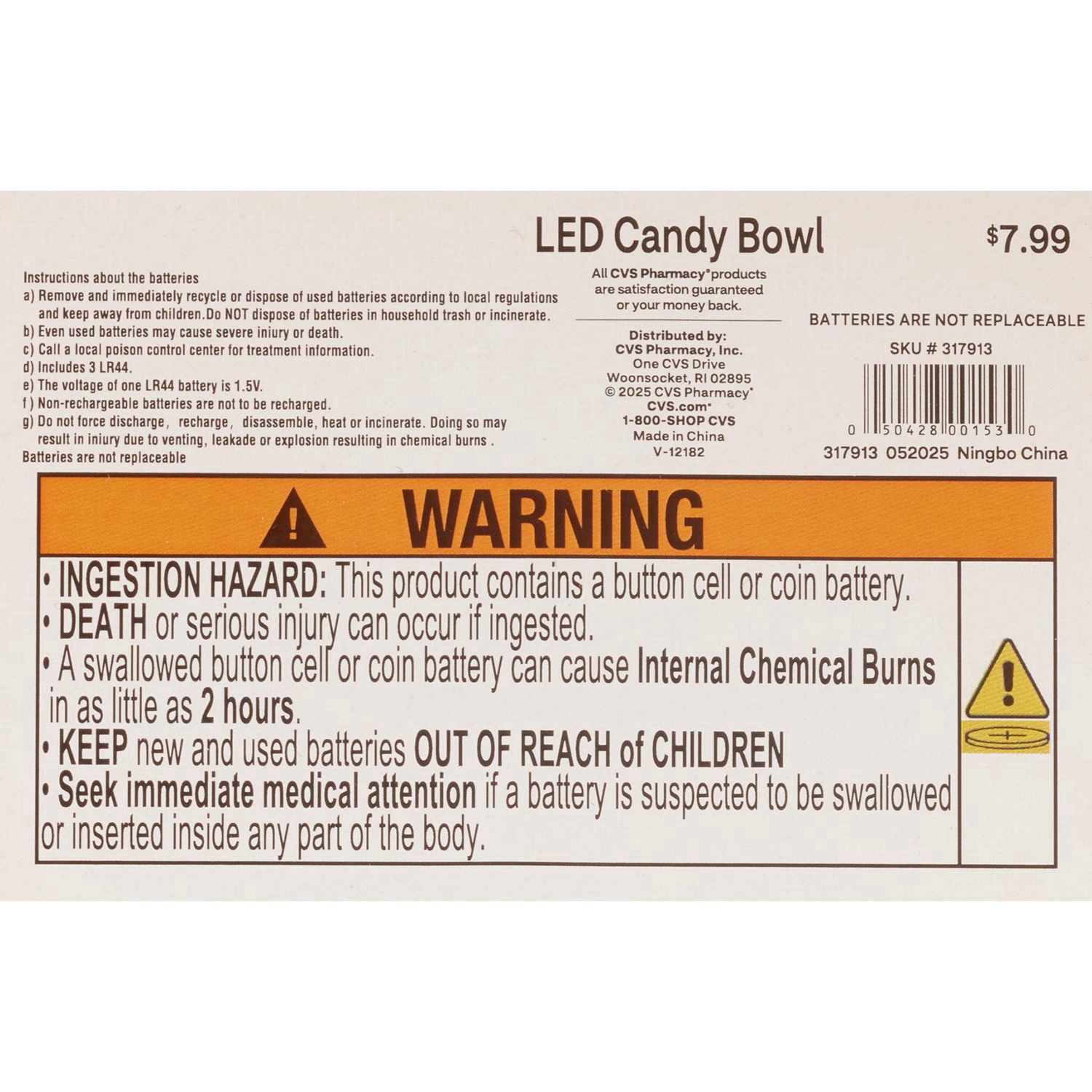 slide 2 of 2, SPOOKY VILLAGE Light Up Candy Bowl, 1 ct