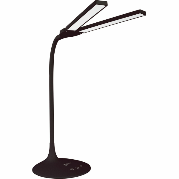 slide 7 of 10, OttLite Pivot Dual-Shade Led Desk Lamp, 26"H, Black, 1 ct