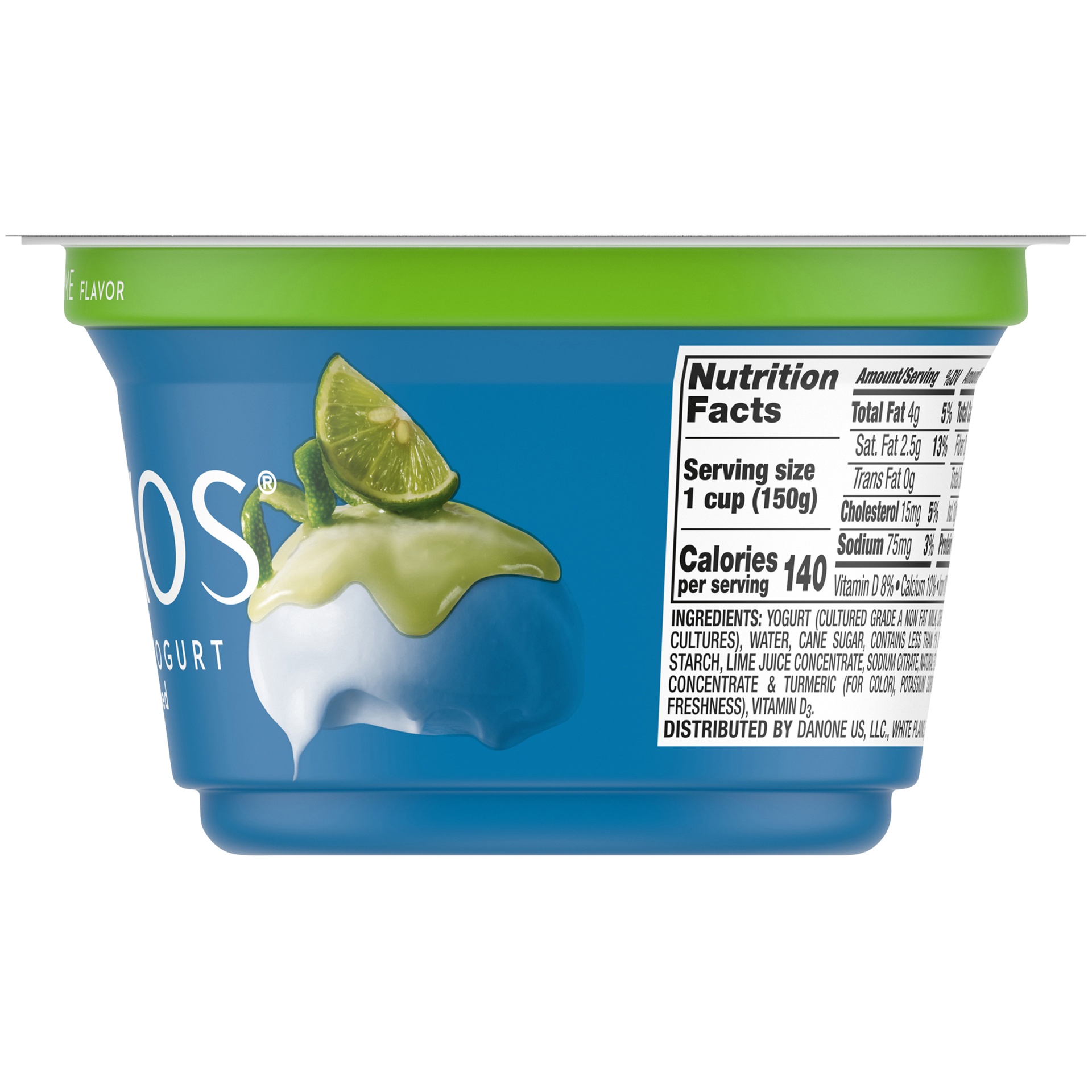 slide 2 of 5, Oikos Whole Milk Key Lime Greek Yogurt, 5.3 oz