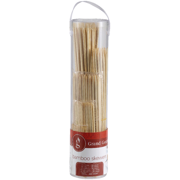 slide 1 of 1, Grand Gourmet Bamboo Skewers Multi Pack, 250 ct