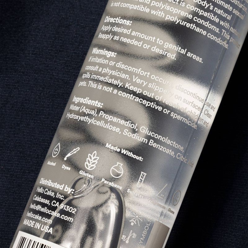 slide 2 of 5, Hello Cake Water-Based Lube 8 fl oz, 8 fl oz