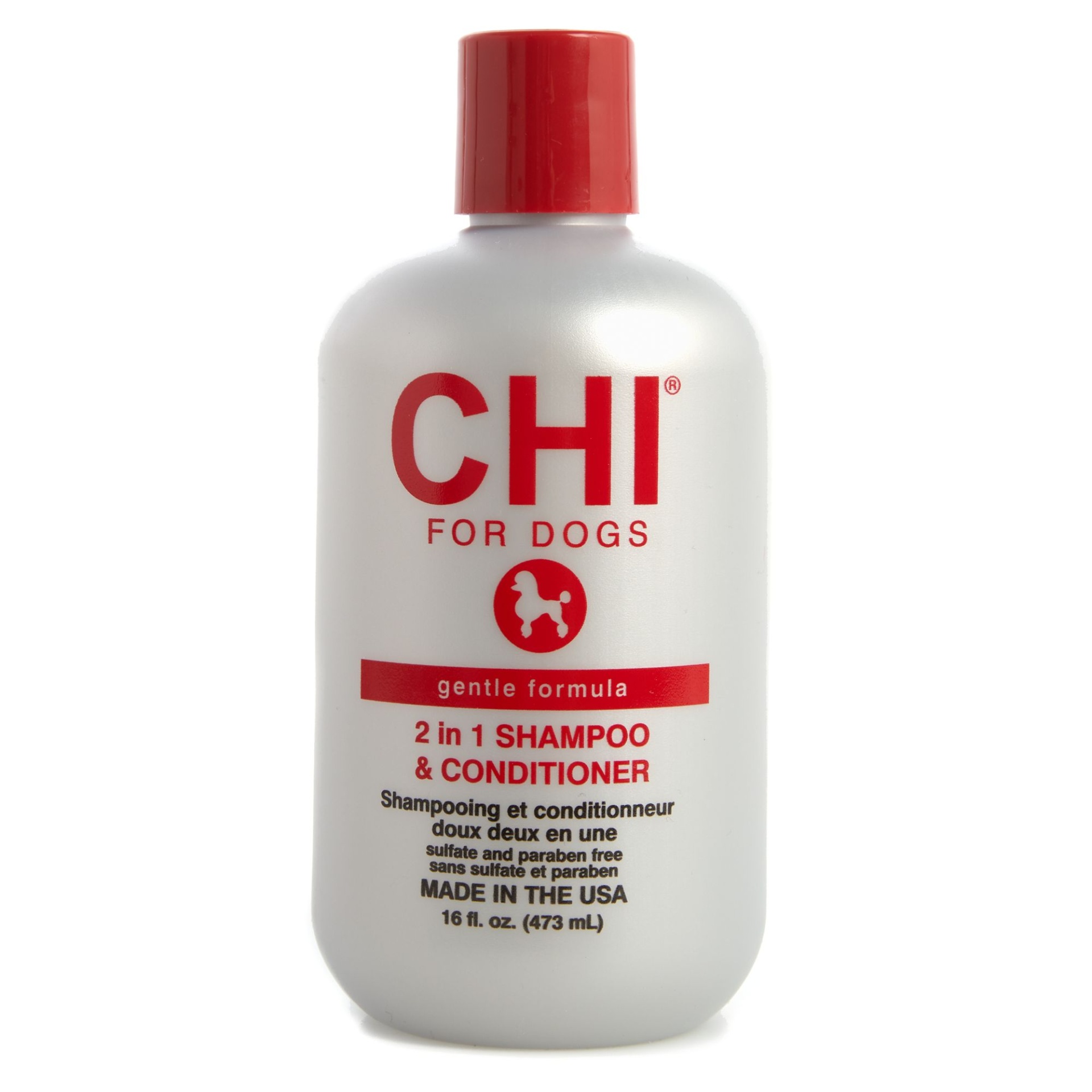 slide 1 of 1, CHI for Dogs Gentle Formula 2-in-1 Shampoo & Conditioner, 16 fl oz