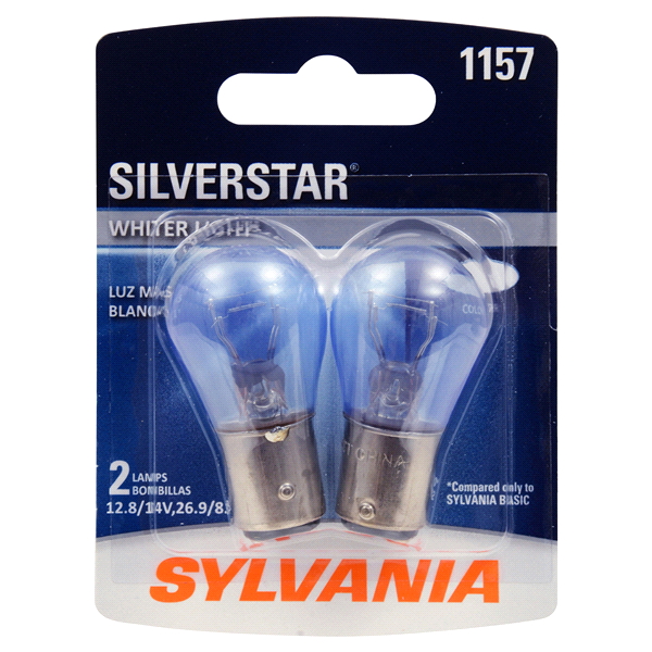 slide 1 of 1, Sylvania 1157 SilverStar, 2 ct