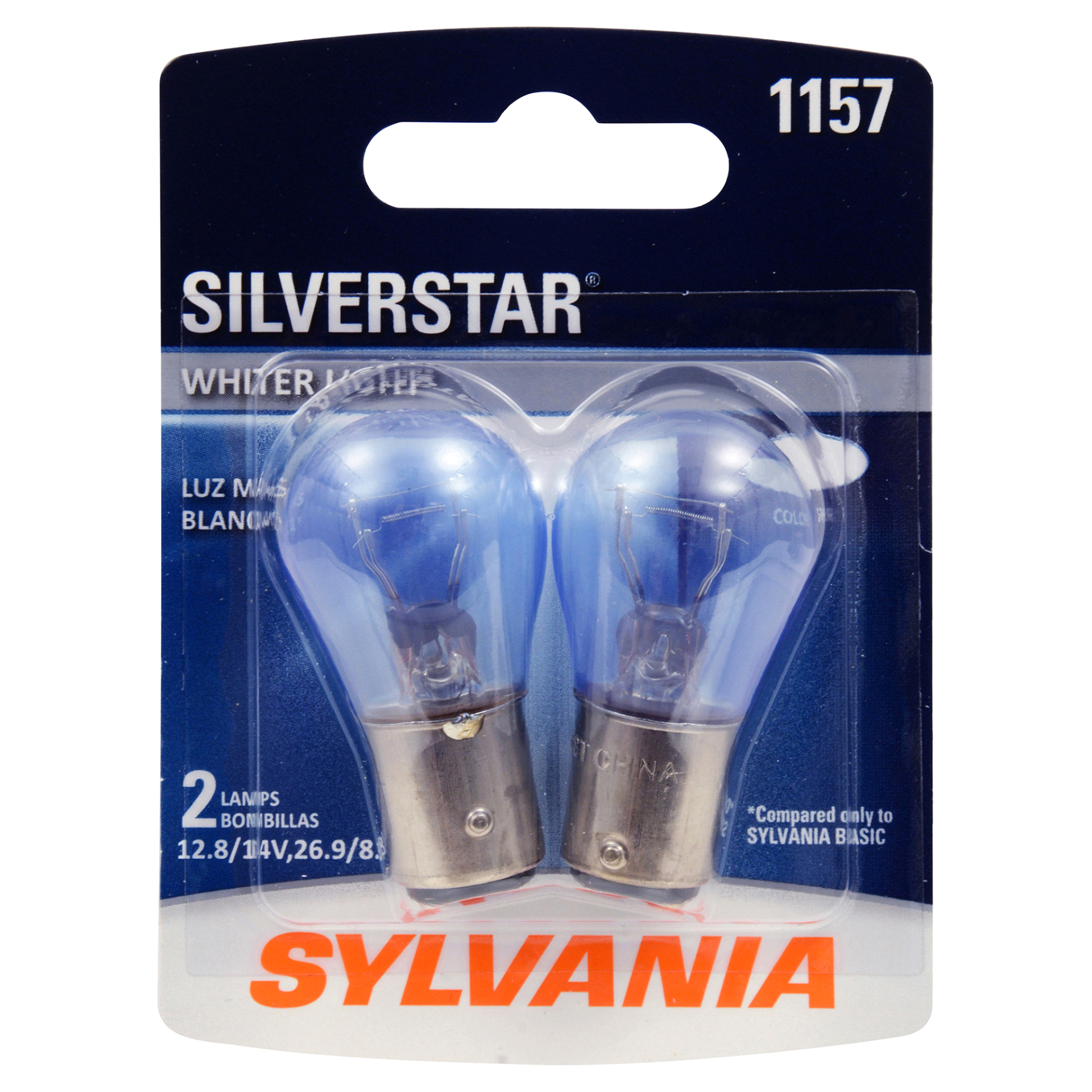 slide 1 of 6, Sylvania 1157 SilverStar, 2 ct