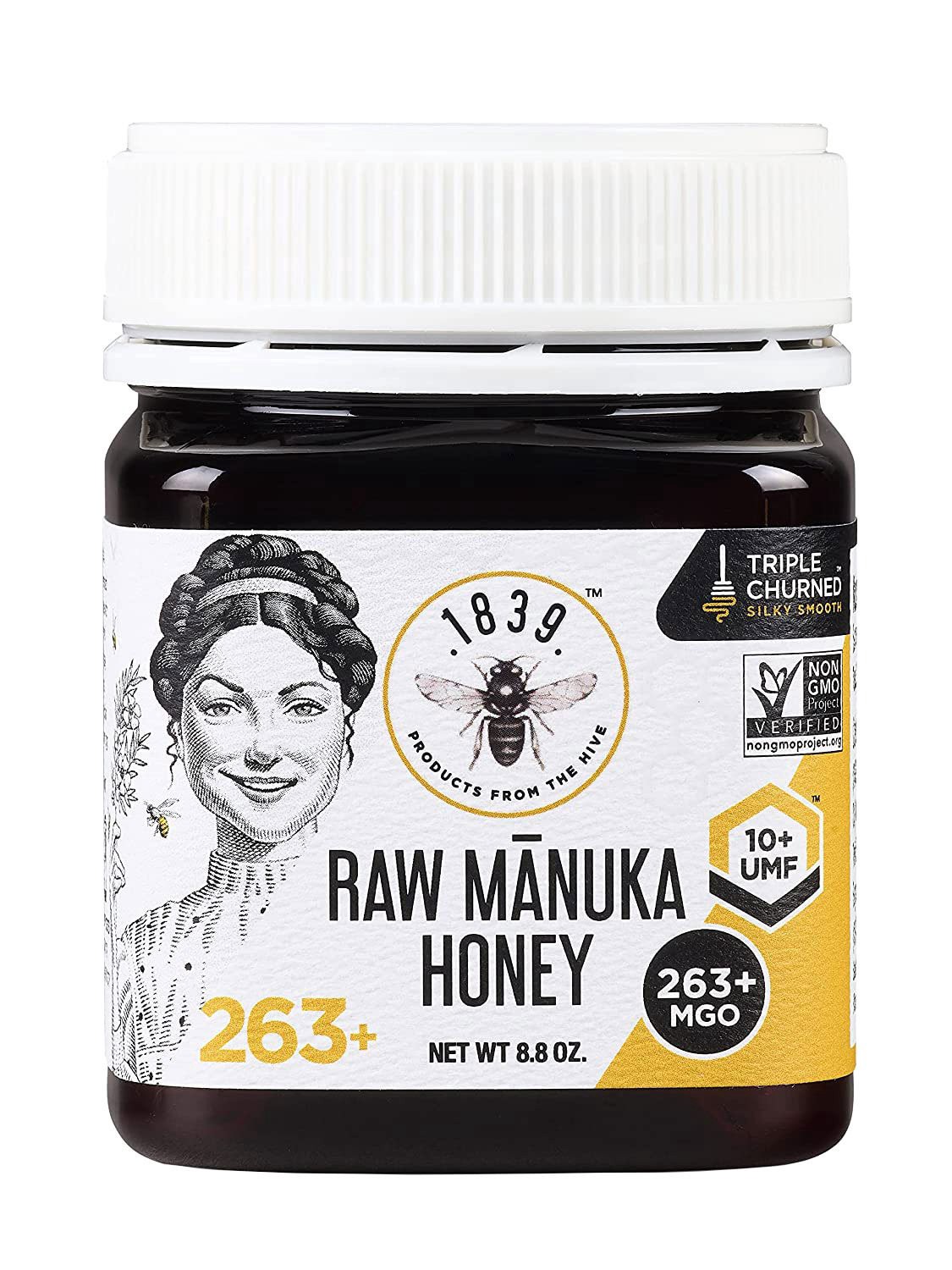 slide 1 of 1, 1839 Raw Manuka Honey 263+ MGO, 8.8 oz