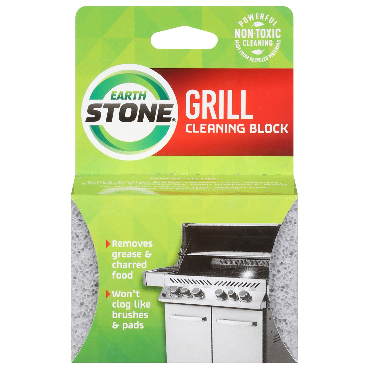 slide 1 of 9, Earth Stone Grill Cleaning Block 1 ea, 1 ct