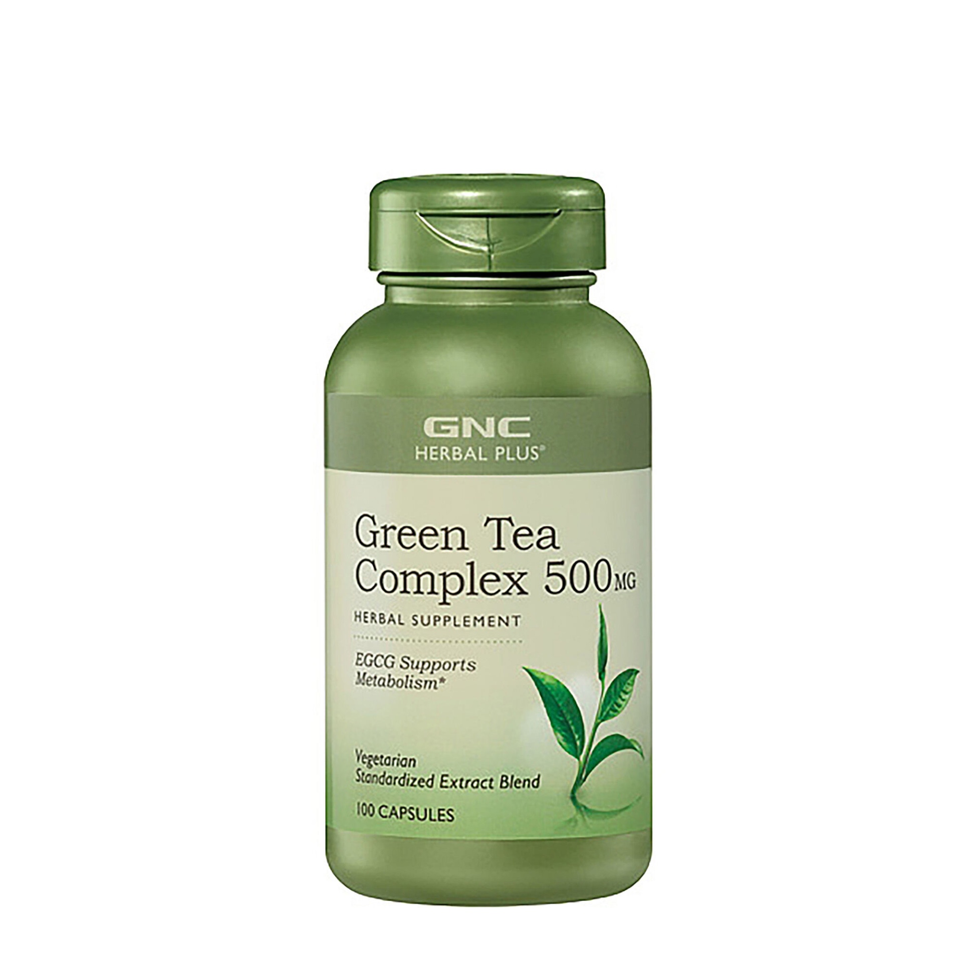 slide 1 of 1, GNC Herbal Plus Green Tea Complex 500 MG (California Only), 100 ct