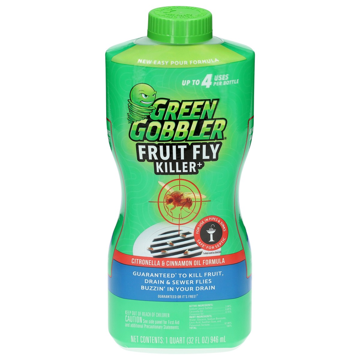 slide 1 of 13, Green Gobbler Fruit Fly Killer, 32 fl oz