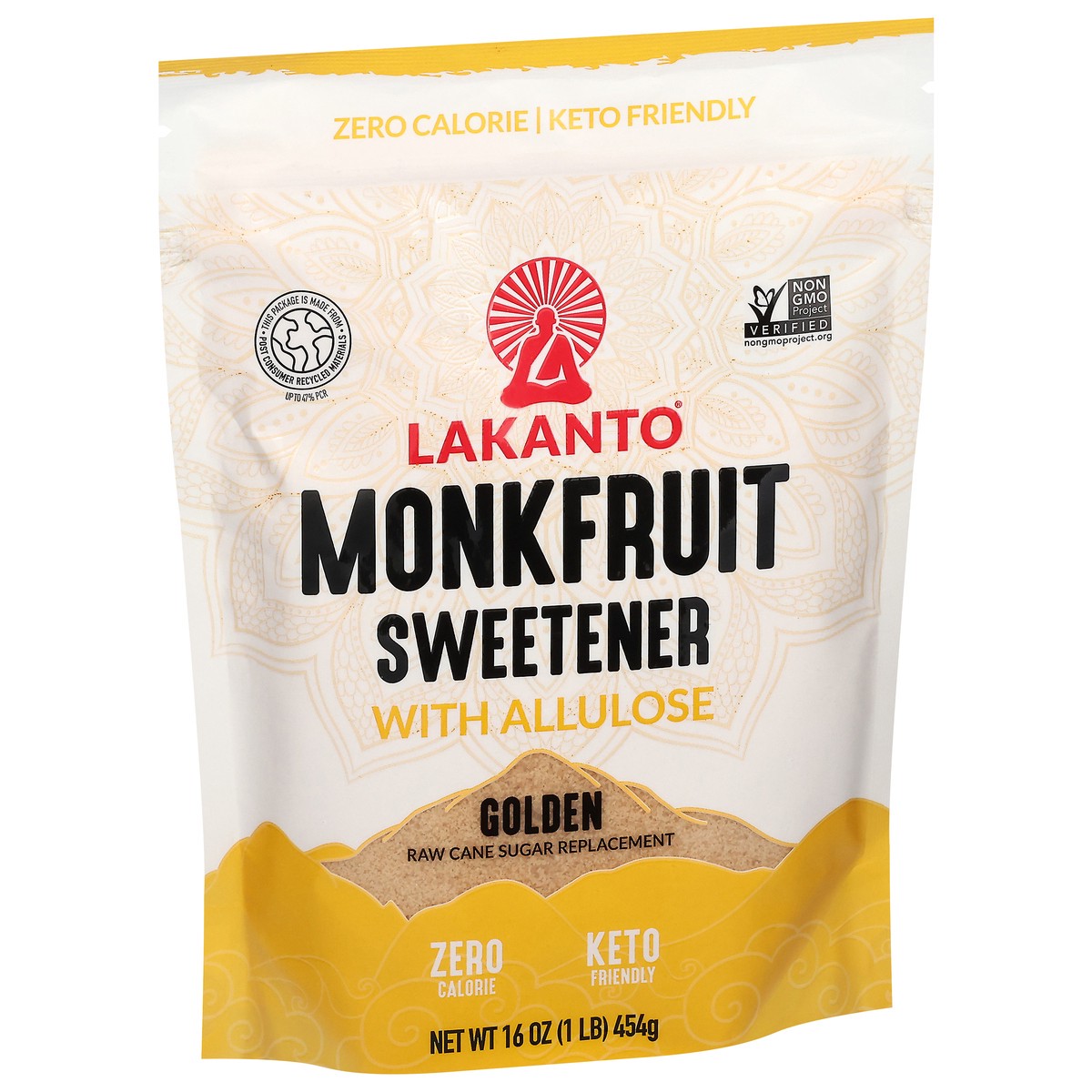 slide 9 of 13, Lakanto Monkfruit Allulose Sweetner Golden, 16 oz