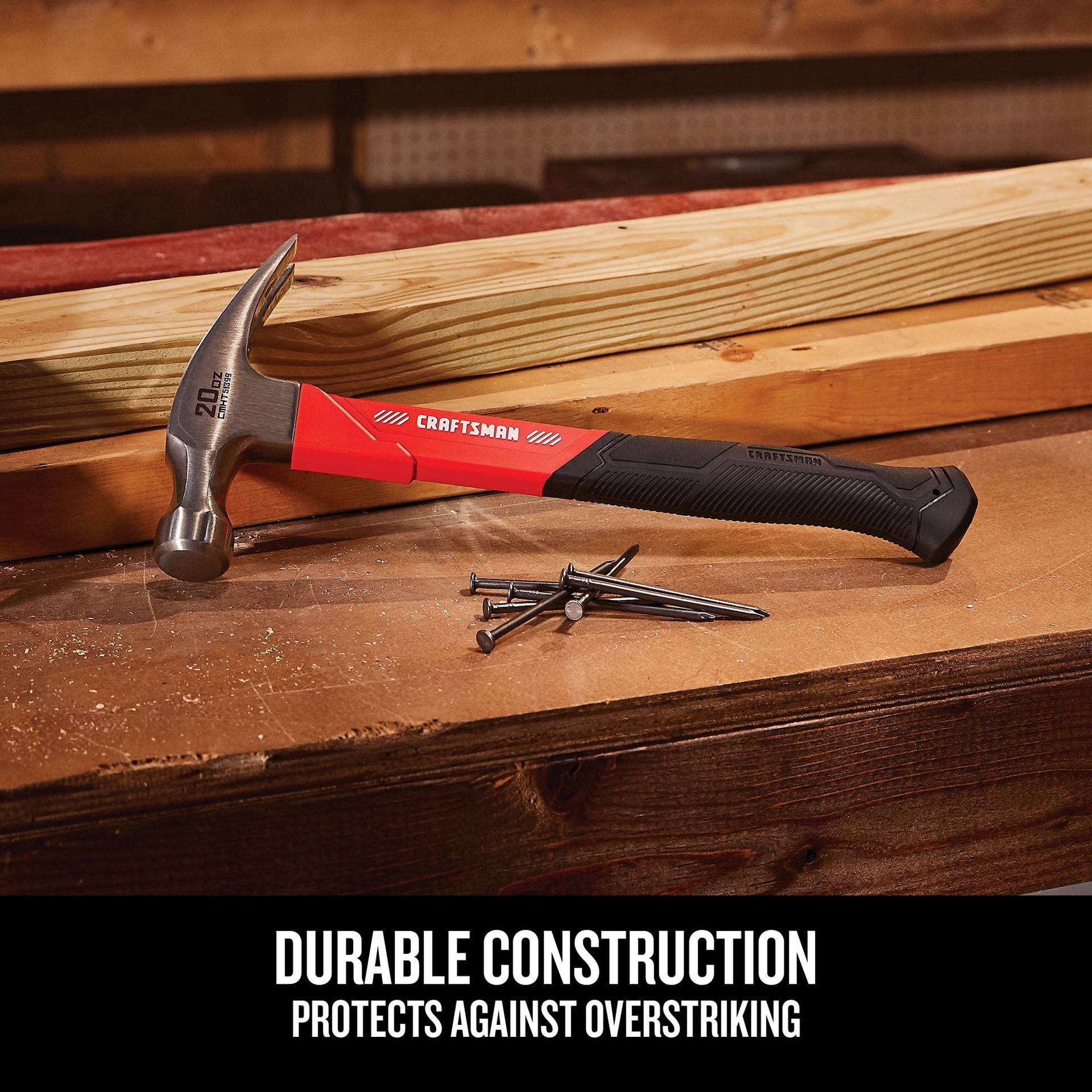 slide 6 of 6, Claw Hammer Fbgls 20Oz, 1 ct