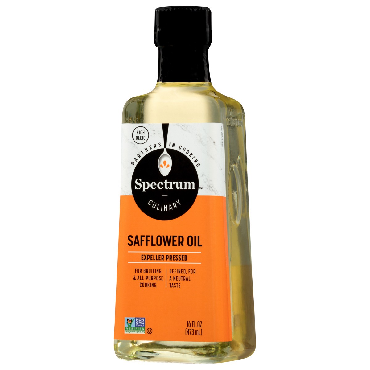 slide 3 of 9, Spectrum Expeller Pressed Safflower Oil 16 fl oz, 16 fl oz