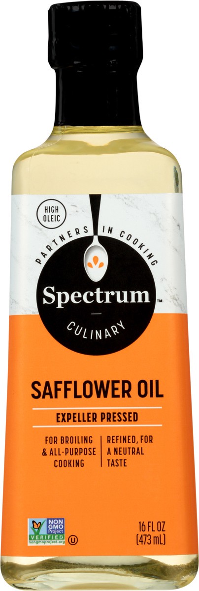 slide 4 of 9, Spectrum Expeller Pressed Safflower Oil 16 fl oz, 16 fl oz