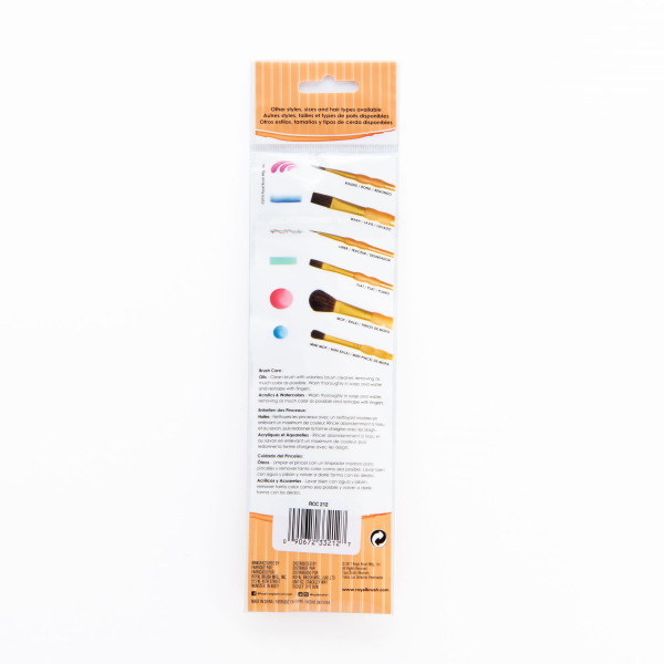 slide 4 of 10, Royal & Langnickel Crafter's Choice Camel Hair Brush Set, 4 ct